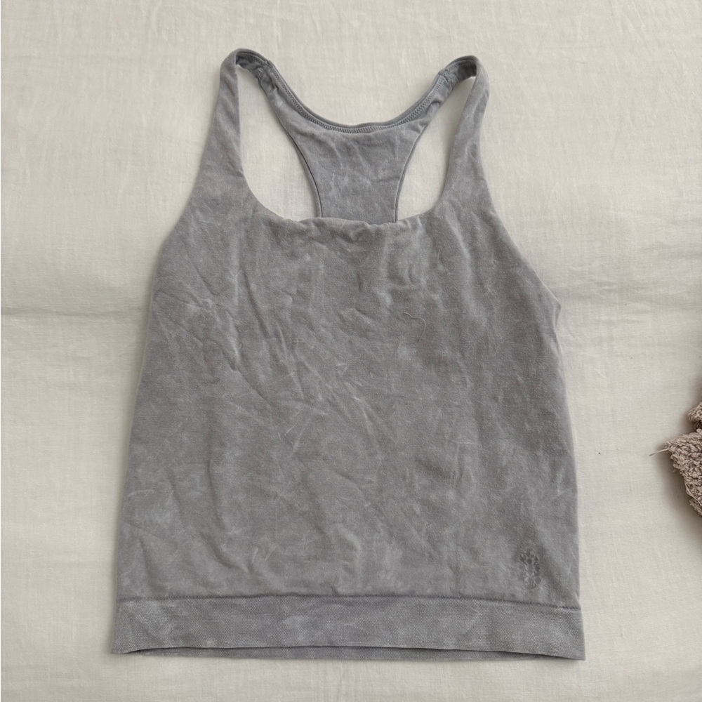 FP Movement by Free People Soft Gray Tank Top